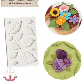 MOLDE HOJAS SILICONA MOLDE HOJAS SILICONA
