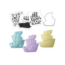 SET CORTADOR TARTAS Y TEXTURAS SET CORTADOR TARTAS Y TEXTURAS