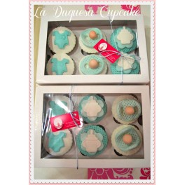 CAJA 12 CUPCAKES BABY SHOWER 