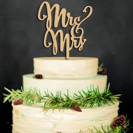 TOPPER PARA TARTAS BODA