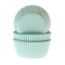 CAPSULAS CUPCAKES VERDE AGUA 