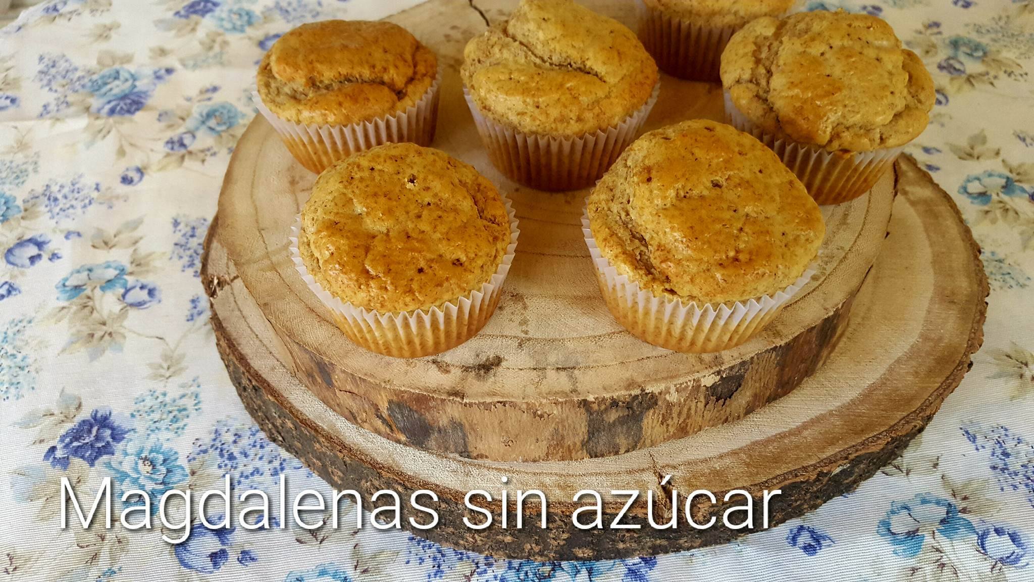 receta magdalenas sin azucar aptas para diabeticos